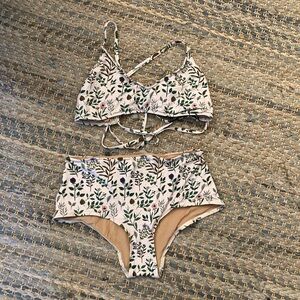 Mimi & August Chichi Herboria Bralette and Paloma Herboria High Waist Bottom